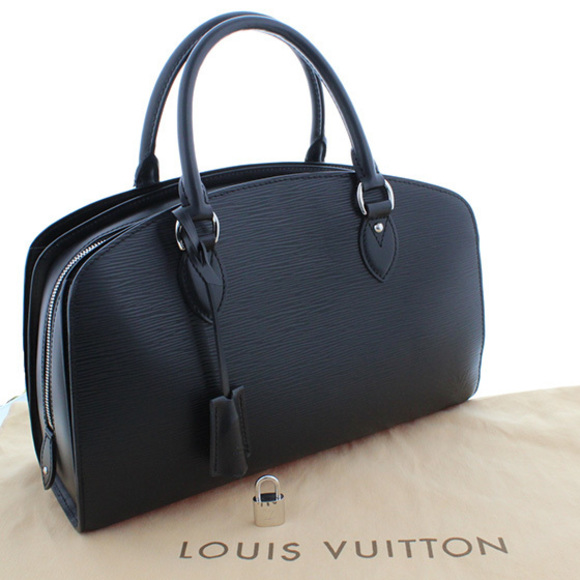 Louis Vuitton Epi Pont Neuf PM Noir Black Handbag - Picture 9 of 9